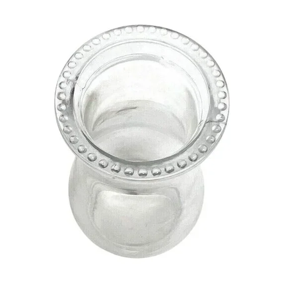 Lamplight Farms Clear Glass Oil/Kerosene Lamp 14" Horse & Buggy Design Hexagon B - Picture 8 of 9